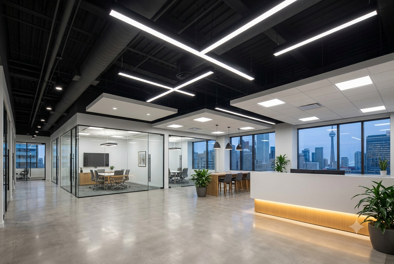 Commercial Lighting Installation & LED Retrofits